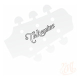 Decal Takamine Vazado 7,5cm Headstock Violão Adesivo Vinil