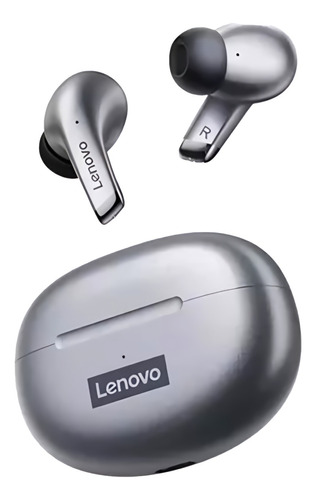 Fone De Ouvido Bluetooth Sem Fio Buds AirPods  Lenovo Cinza