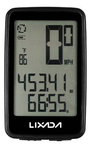Velocímetro Biker Speedometer Inalámbrico Recargable Por Usb