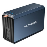 Acasis Caja Raid De Disco Duro Externo De 2 Bahias Para 2.5/