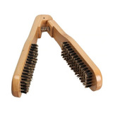 Pack 3 Cepillos Madera Antifriz Para Alisado De Cabello