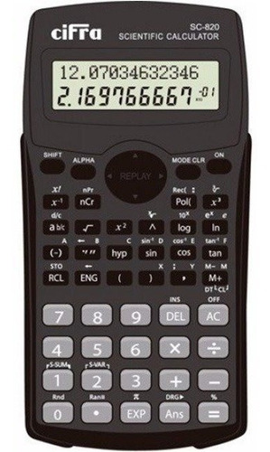 Calculadora Científica Cifra Sc-820 ---