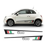 Adesivos Faixas Laterais Fiat 500 Sport Italia Abarth