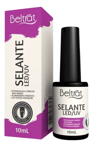 Selante Top Coat Beltrat Transparente Clear 10 Ml