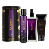 Kit Absinto Feminino (1 Deo Colônia 100ml + 1 Body Lotion 100ml + 1 Body Splash 140ml) - Água De Cheiro