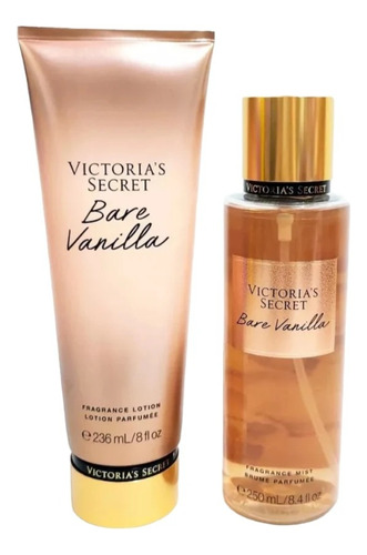Kit Victoria's Secret Bare Vanilla Creme + Splash + Brinde