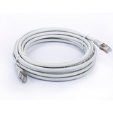 Cable Red 20 Metros Categoría Cat5e Utp Rj45 Blanco Ethernet