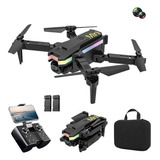 Drone Profissional Câmera Dupla 4k Com Luzes Led 2 Baterias
