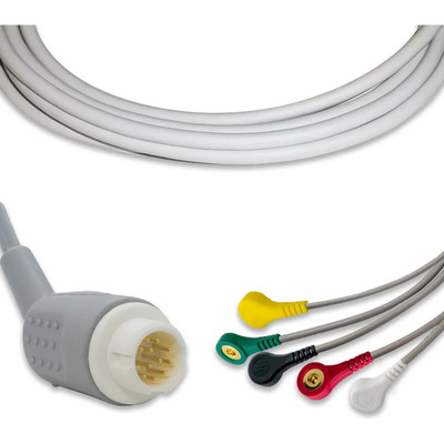 Cable Ecg Troncal Philips 5 Derivaciones Botón Iec | Meses sin interés
