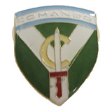 Distintivo/pin Metálico Esmaltado Comando Para Boina 