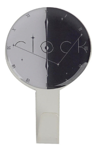 Perchero Sticker Diseño Reloj Clock 13x8x3cm