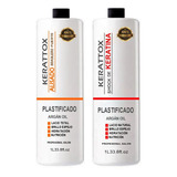 Alisado Plastificado+ Shock Keratina 2x1 Litro Envío Pais