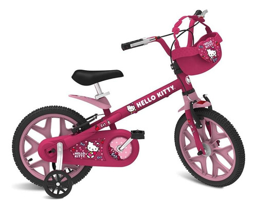 Bicicleta Hello Kitty Aro 16 - Bandeirante
