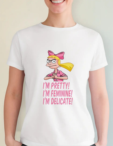 Playera Hey Arnold Escuela Serie Helga Pataki Ruda Pretty | MercadoLibre