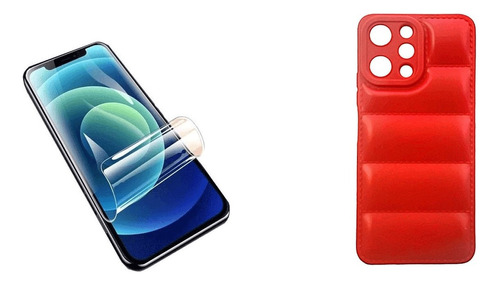 Funda Puffer + Hidrogel Compatible Con Xiaomi Redmi 12 4g