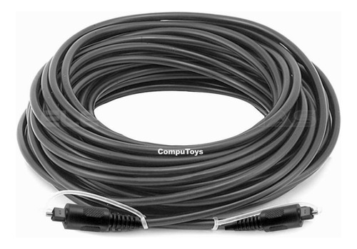 Ztos20 Cable Toslink Fibra Optica Largo 20 Mts Computoys