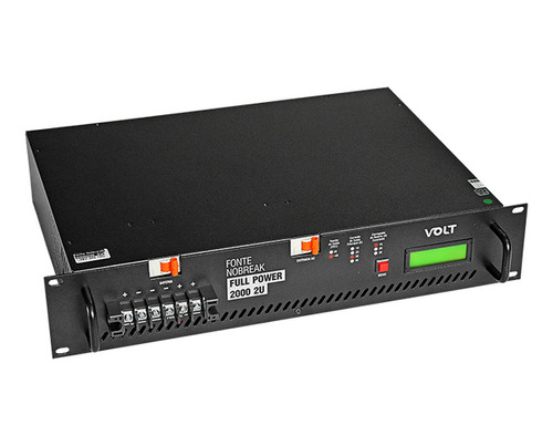 Fonte Nobreak 2000w -48v 30s + 10c Rack 2u (negativa)