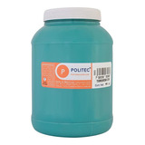 Pintura Acrilica Politec 1 Lt Acrilico Colores A Escoger Color Turquesa 324