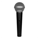Microfone Com Fio Preto Fosco Sm50 Vk - Leson 2am002525