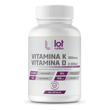 Vitamina D3 2000ui Vitamina K2mk7 100mcg 120 Cáps Italabs