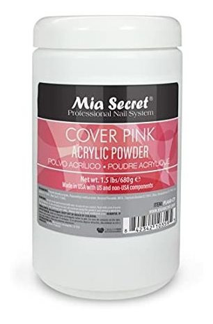 Polvo Acrílico Uñas - Polvo Acrílico Rosa Mia Secret Cover -