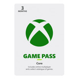 Xbox Game Pass Core Código De 3 Months Xbox One / Series X