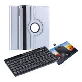 Kit Completo: Capa P/ Tablet A7 T500 + Teclado/mouse Sem Fio