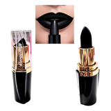 Labial Negro Intenso Barra Mate 