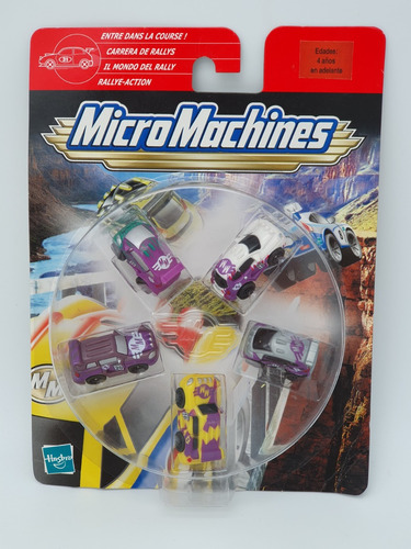 Micro Machines Del 2001 Carrera De Rallys 5 Pack Set 1