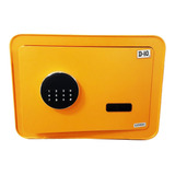 Caja Fuerte Digital Con Teclado Amarillo 35x25x28 Cm D10