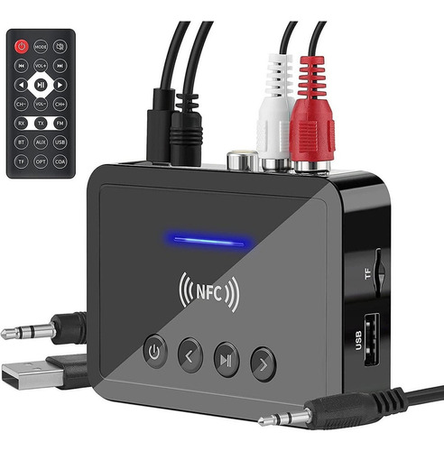 Transmisor/receptor De Audio Estéreo Nfc Bluetooth5.0 A B