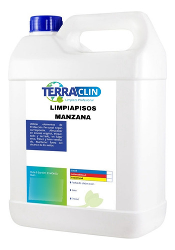 Limpia Pisos Biodegradable Concentrado Manzana - 5 Lts