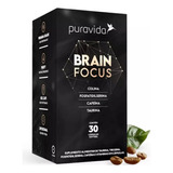 Brain Focus Pura Vida - 30 Capsulas - Com Fosfatidilserina 