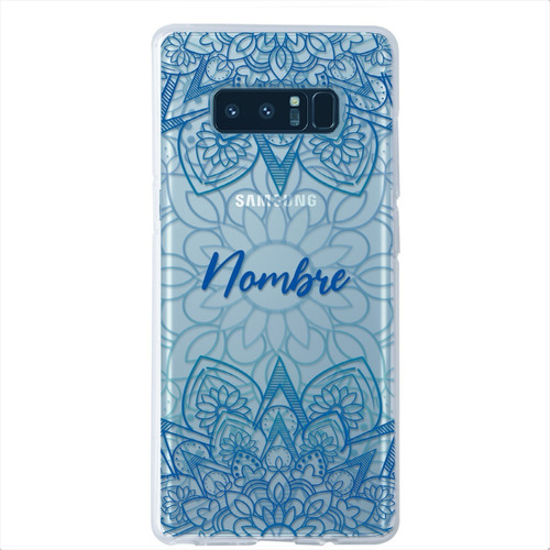 Funda Galaxy Antigolpes Mandalas Personalizada Con Tu Nombre