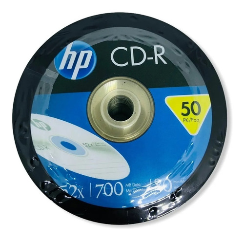 Cd-r Hp 700mb 52x 50 Piezas 