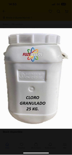 Cloro Para Piscina Formato Granulado 25kg