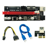 Cabo Riser 009s Usb 3.0 Pci-e 1x 4x 8x 16x 