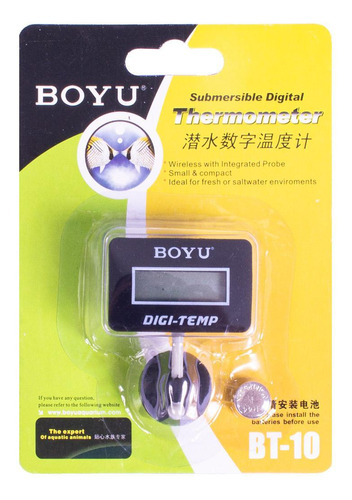 Termômetro Digital Submerso Temperatura Aquário Boyu Bt-10