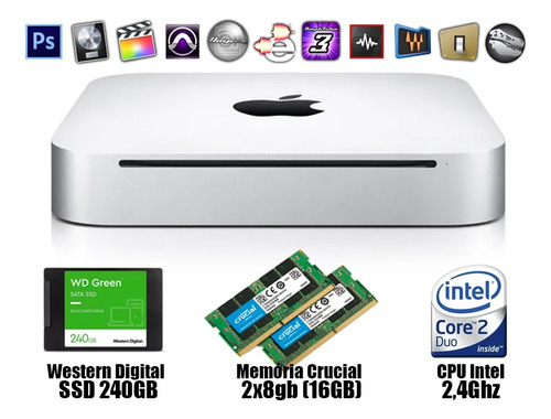 Mac Mini A1347 C2d Prod Musical Logic Photoshop Protools 