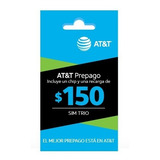 Chip Sim Card Trio At&t Iusacell 150 Pesos