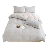 Duvet Bicolor Gris Claro-beige Q My Home Store