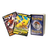 Pokémon Pikachu V Lycanroc V Crepúsculo Com Lote 50 Cartas