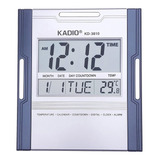 Reloj Digital De Pared Cuadrado Kadio Kd-3810 Termometro