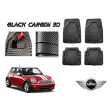 Tapetes Premium Black Carbon 3d Mini Cooper 2008 A 2013