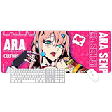 Alfombrilla De Mouse Grande Zero Two Hip Anime Girls Pink E