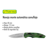 Cuchillo Navaja Tactica Automatica Supervivencia Camuflaje