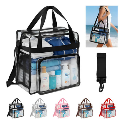 Bolsa Transparentes De Mujer Hombro Y Cruzada De Moda Negro