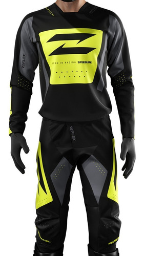 Equipo Conjunto Motocross Radikal Reflex Negro Avant Motos