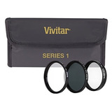 Vivitar - Juego De Filtros Hd Multicapa (1.594 in, Uv/cpl/nd