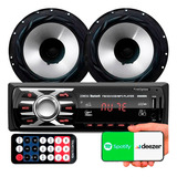 Som Carro Radio Mp3 Bluetooth Usb Alto Falantes 6 Polegadas